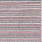 Brown Clay/Aqua/Charcoal Stripe Slub Jersey Knit Fabric By the Yard